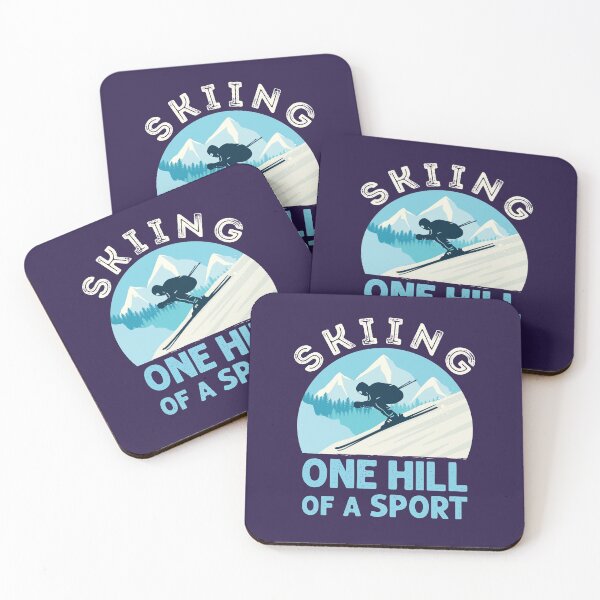 Item preview, Skiing One Hill of a Sport Funny Downhill Skier designed and sold by jaygo.