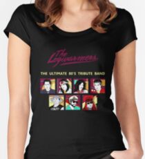 the legwarmers - the ultimate 80's tribute band Women's Fitted Scoop T-Shirt