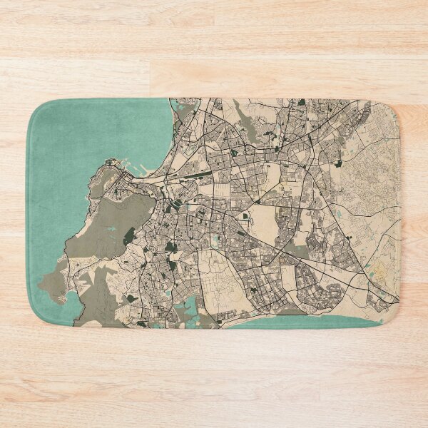 Item preview, Cape Town City Map of South Africa - Vintage designed and sold by deMAP.