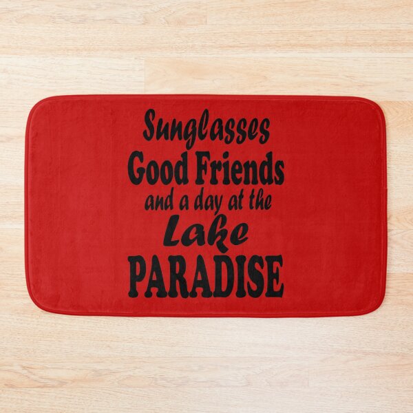 Item preview, Sunglasses, good friends and a day at the lake paradise-summer lakes. designed and sold by DesignedBySnip.