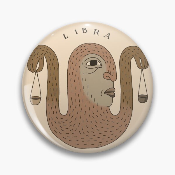 Item preview, LIBRA Signo del zodíaco | diseño cómico designed and sold by Theresa Ahlman.