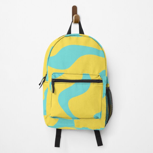 Item preview, Blue and yellow psychedelic pattern designed and sold by polynbyart.
