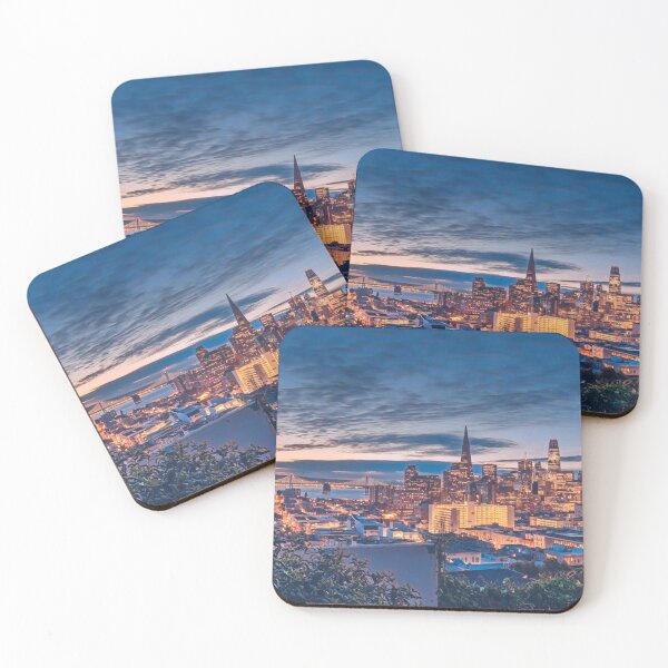 Item preview, San Francisco City Skyline at Night designed and sold by Sofia-Draws.
