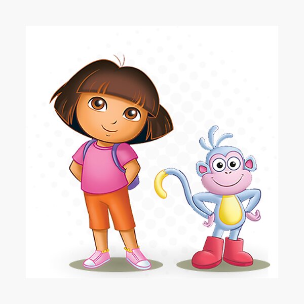 dora meme sticker  Photographic Print for Sale by Snazzy Stickers