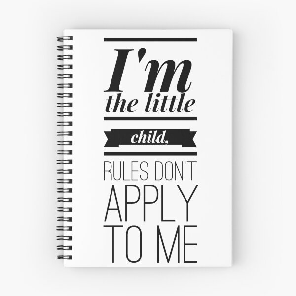 Item preview, I'm The Little Child, Rules Don't Apply To Me - Funny child Shirt designed and sold by marinn.