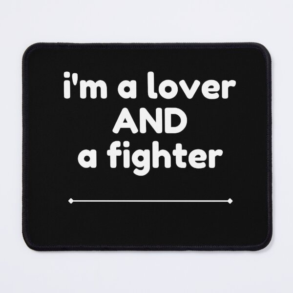 Item preview, I'm a lover and a fighter inspirational motivation quote designed and sold by studio17designz.