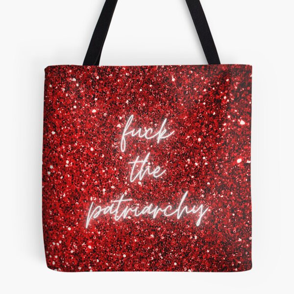 Item preview, fuck the patriarchy (glitter)  designed and sold by Mirrorball Merch.