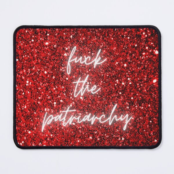 Item preview, fuck the patriarchy (glitter)  designed and sold by Mirrorball Merch.