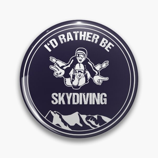 Item preview, Epic Skydiver T-Shirt I'd Rather be Skydiving Tandem Skydive Parachuting Gift designed and sold by stearman.