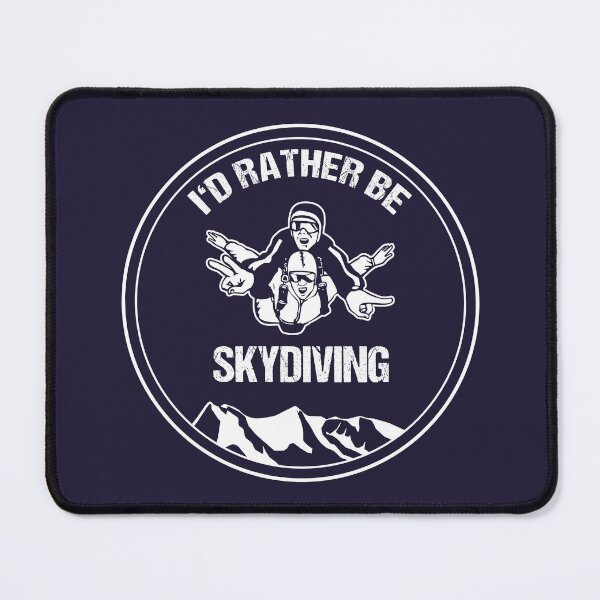 Item preview, Epic Skydiver T-Shirt I'd Rather be Skydiving Tandem Skydive Parachuting Gift designed and sold by stearman.