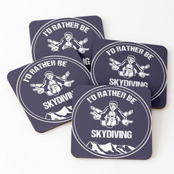 Item preview, Epic Skydiver T-Shirt I'd Rather be Skydiving Tandem Skydive Parachuting Gift designed and sold by stearman.