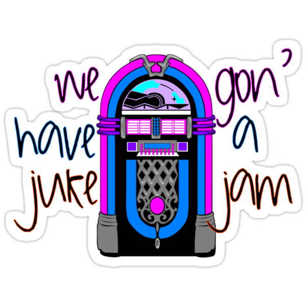 "Juke Jam" Stickers by izzywellman Redbubble