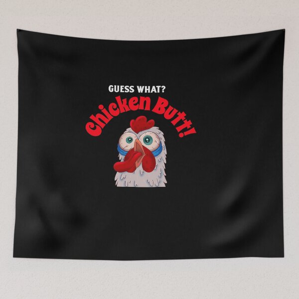 Item preview, Funny Guess What? Chicken Butt! White Design T-Shirts T-Shirt designed and sold by fantasyy.