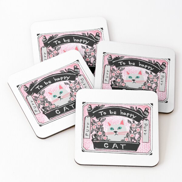 Item preview, happy cat, happy kitten, cute kitty purr designed and sold by JeffPark.