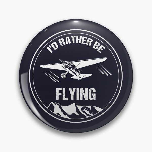 Item preview, Epic Pilot T-Shirt I'd Rather be Flying Plane Pilot Gift Retro Design designed and sold by stearman.