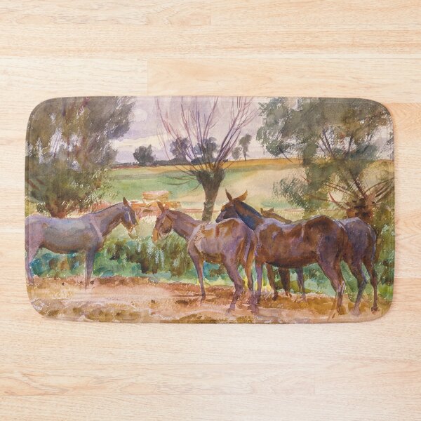 Item preview, Mules (1918) by John Singer Sargent designed and sold by Designedbysm.