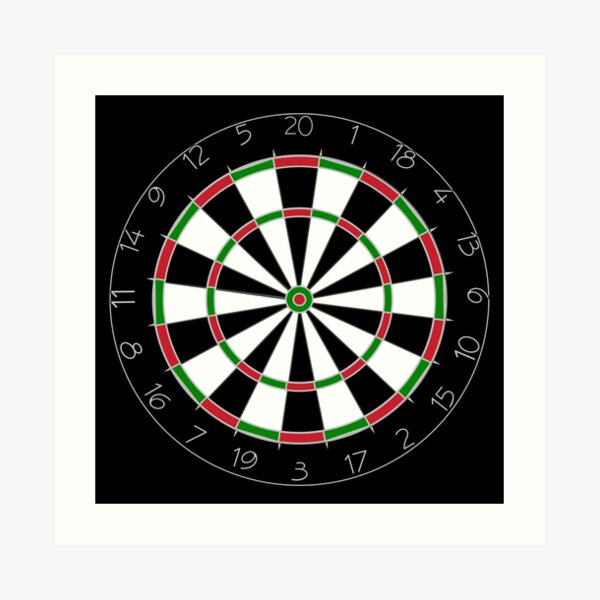 "dartboard funny dart darts memes" Art Print for Sale by jamilaben