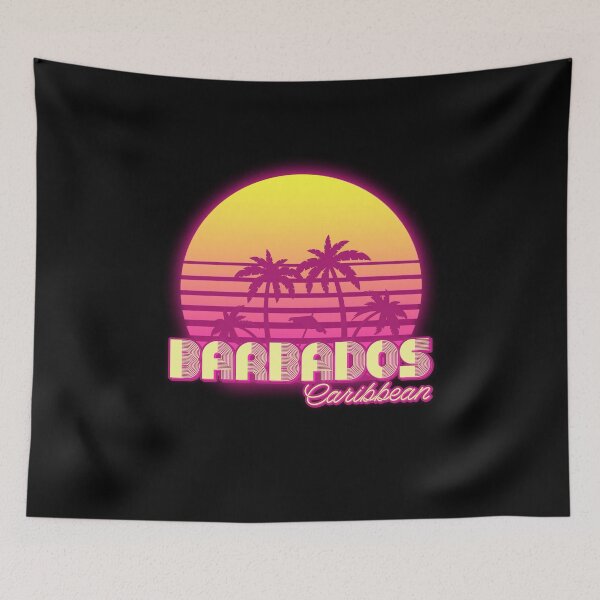 Item preview, Barbados Caribbean retro wave designed and sold by chrlalexandru.
