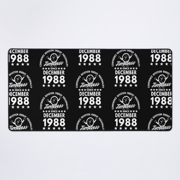 Item preview, December Birthday Timeless Person - 1988 - White Text designed and sold by MoonsmileProd.