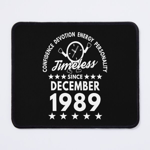 Item preview, December Birthday Timeless Person - 1989 - White Text designed and sold by MoonsmileProd.