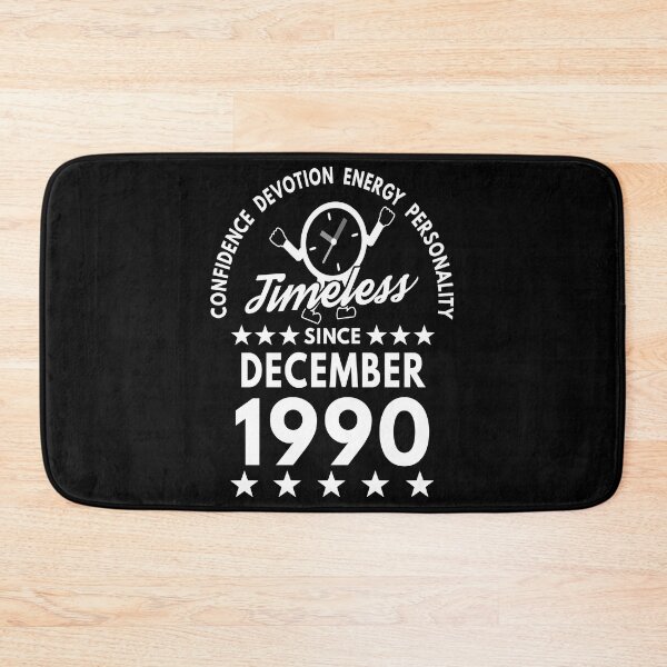 Item preview, December Birthday Timeless Person - 1990 - White Text designed and sold by MoonsmileProd.
