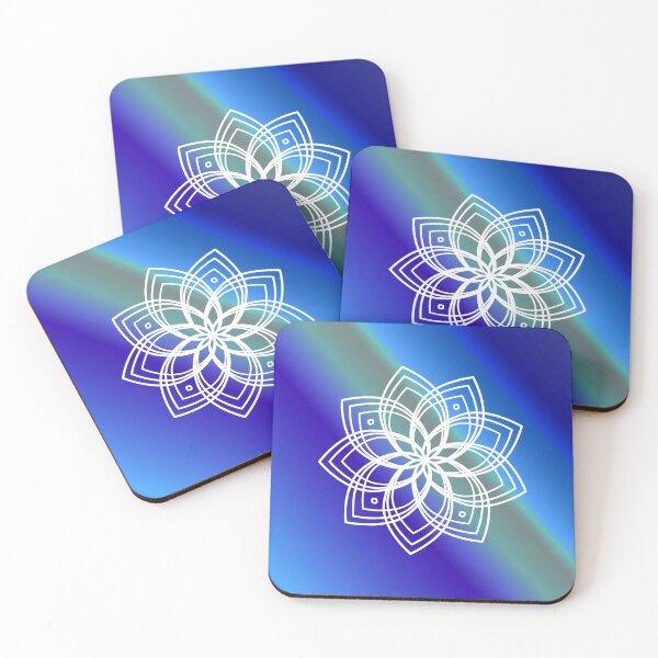 Item preview, Blue and withe mandala design designed and sold by Martapp.