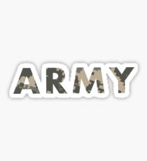 Army Camo Sticker