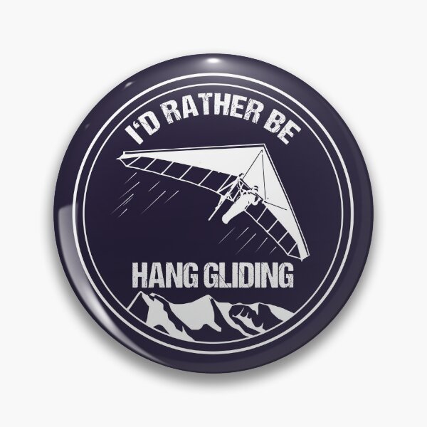 Item preview, Epic Hang Glider Pilot T-Shirt I'd Rather be Hangliding Gift Aviation designed and sold by stearman.