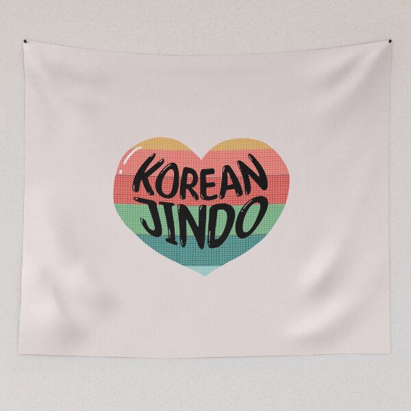 Item preview, Korean Jindo Dog Lover  | gift for Jindo Mom  designed and sold by JooArtPrints  ★★★★★.