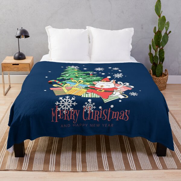 Item preview, Cool Santa Cat - Happy Christmas and a happy new year! - Available in stickers, clothing, etc designed and sold by crazycollective.