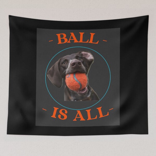Item preview, Ball is All (on black) designed and sold by GagiTees.