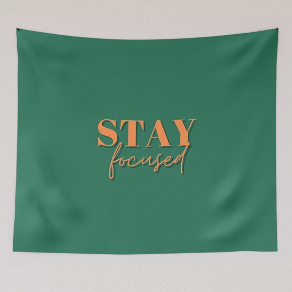 Item preview, Focus, Stay focused, Empowerment, Motivational, Inspirational, Green designed and sold by Magic Love Art Print.