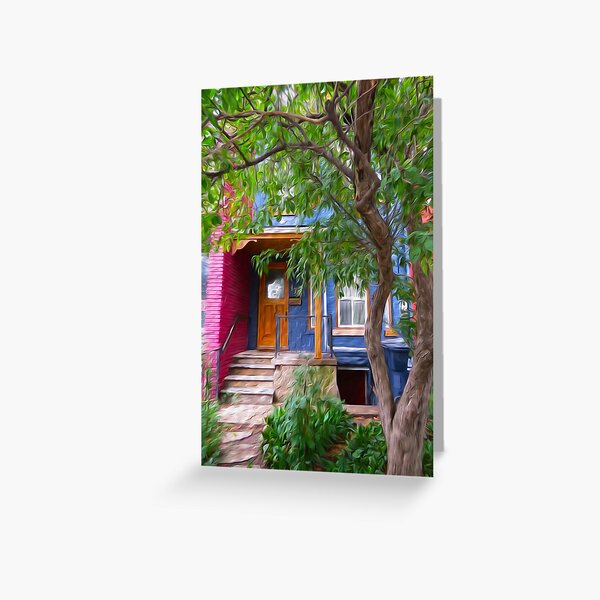 Item preview, Terraced House, Toronto - Oil designed and sold by hereandback.