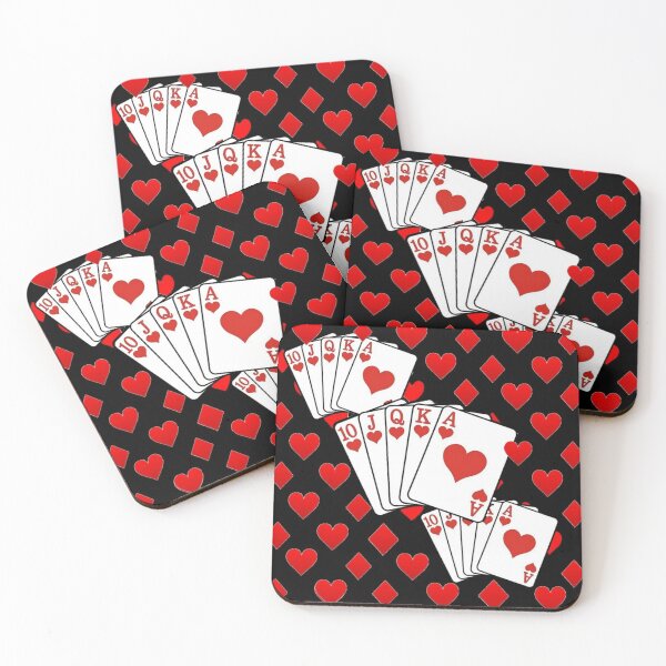 Item preview, BLACK CASINO POKER CARDS PATTERN ABSTRACT ART designed and sold by sharlesart.