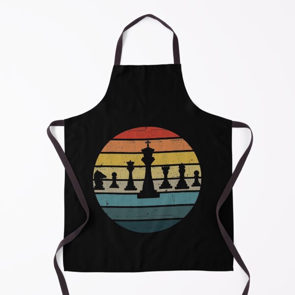 Item preview, Chess Silhouette On A Distressed Retro Sunset design designed and sold by theodoros20.
