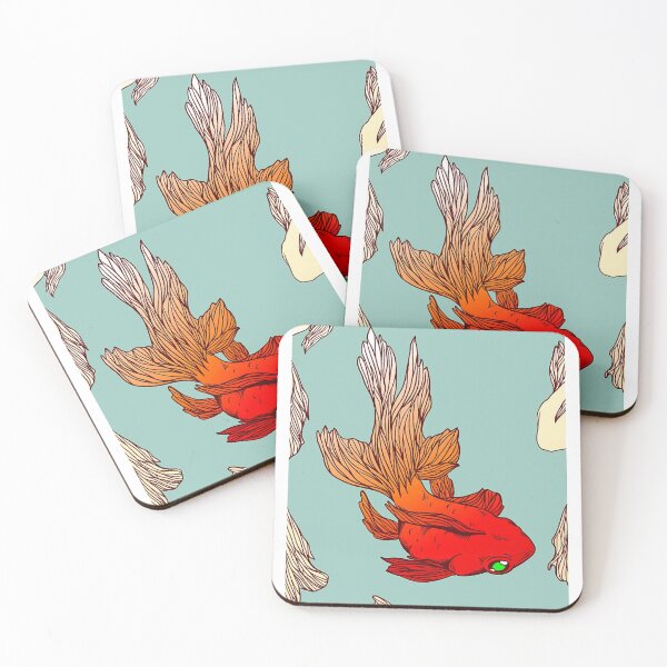 Item preview, Red Fish Art Print designed and sold by Eva Vincent.