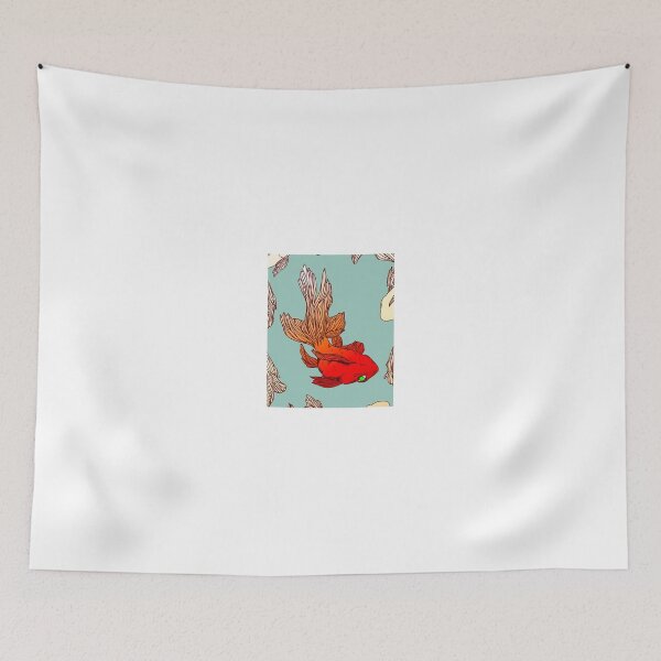 Item preview, Red Fish Art Print designed and sold by Eva Vincent.