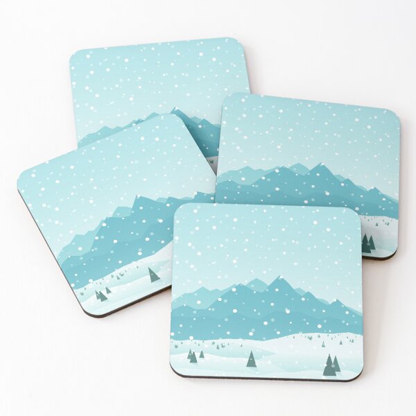 Item preview, panoramic snowing illutration designed and sold by jassine11.