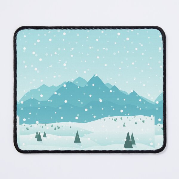 Item preview, panoramic snowing illutration designed and sold by jassine11.