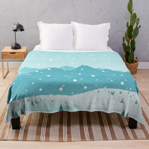 Item preview, panoramic snowing illutration designed and sold by jassine11.