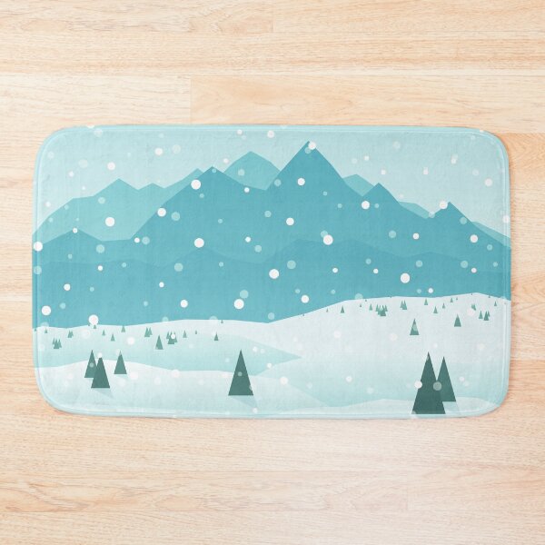 Item preview, panoramic snowing illutration designed and sold by jassine11.
