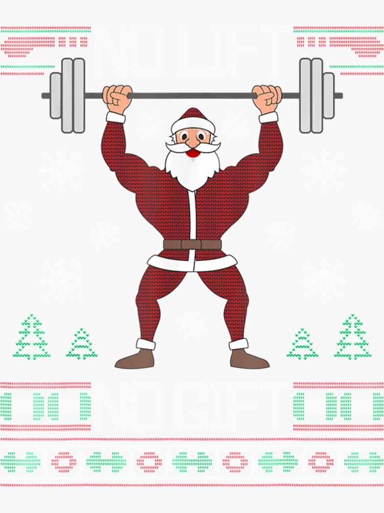 Weightlifting christmas outlet sweater