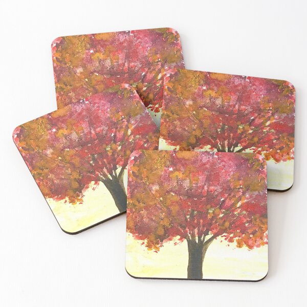 Item preview, Autumn orange tree leaves watercolor  designed and sold by Monika Howarth.