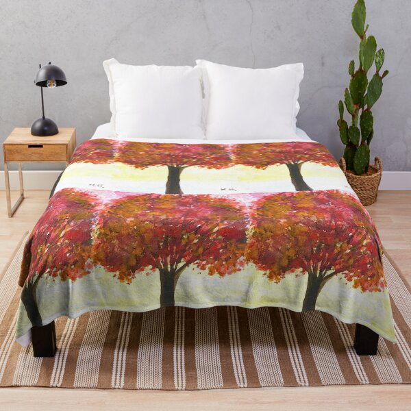 Item preview, Autumn orange tree leaves watercolor  designed and sold by Monika Howarth.