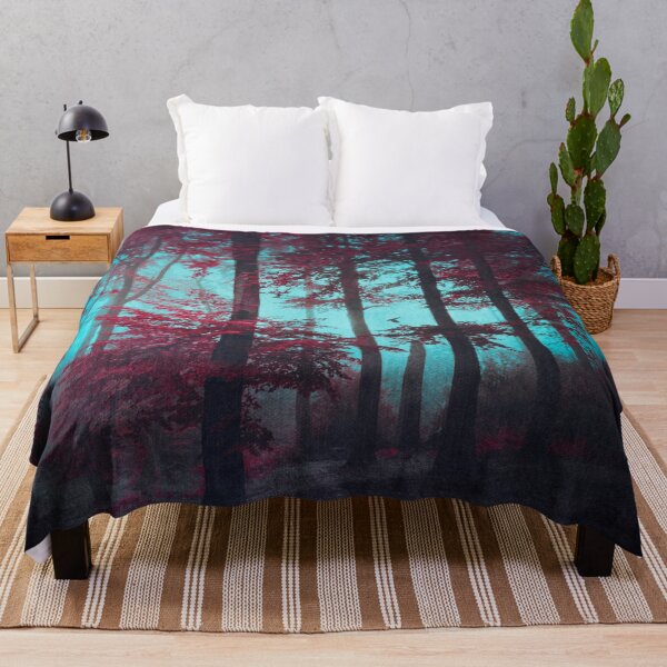 Item preview, Fantasy Forest - Surreal Moody Woodland designed and sold by Dyrk Wyst Redbubble Shop.