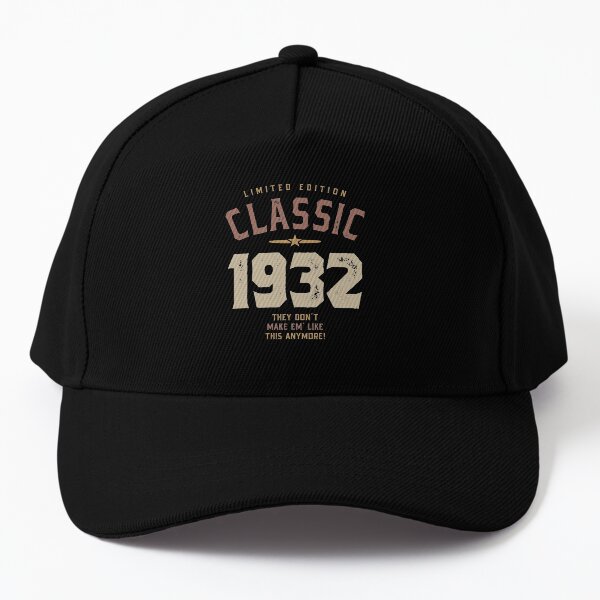 Classic 1932 - 90th birthday Retro Vintage Baseball Cap