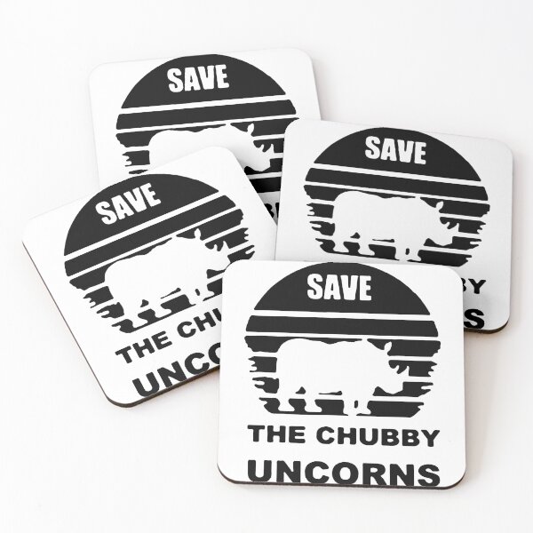 Item preview, Save animal unicorns chubby rino rhinoceros wilderness nature love Premium Apparel Funny Holiday Xmas designed and sold by DesignByHeartUK.