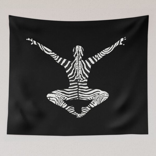 Item preview, CONTEMPORARY BALLET - ZEBRA TEXTURE - MALE DANCER SILHOUETTE designed and sold by KoolDsignsDANCE.