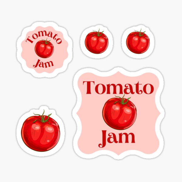 "Tomato Jam Old Fashioned Label" Sticker for Sale by AnAwkwardOtter
