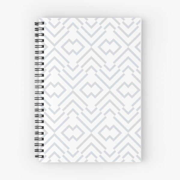 Item preview, Pale Gray and White Art Deco Shape Pattern Pairs Dulux 2022 Popular Colour Frosted Steel designed and sold by ColorOfTheYears.
